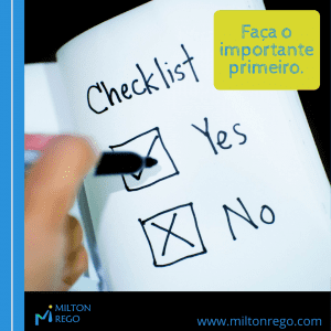 Read more about the article Faça o importante primeiro.